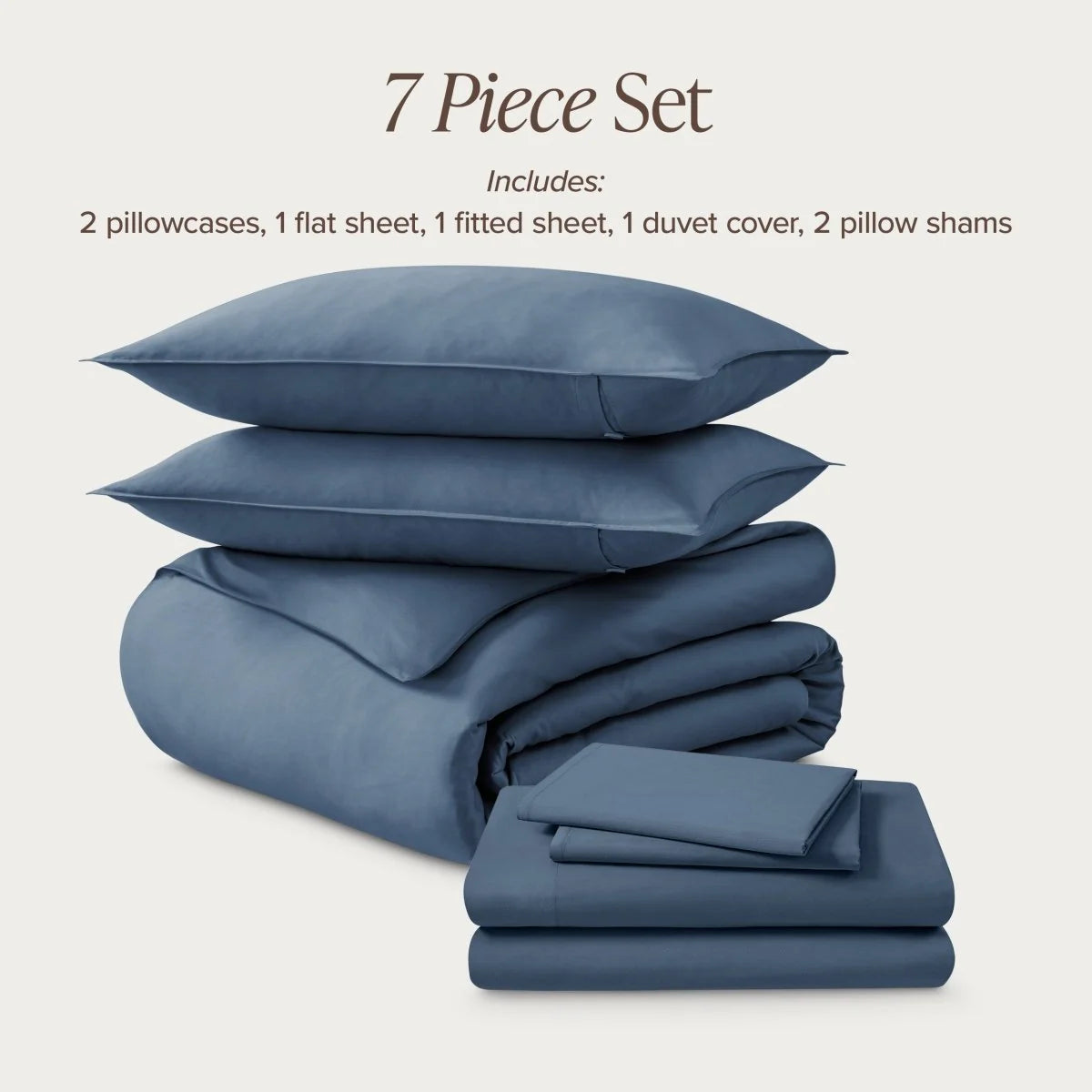 Organic Cotton Sateen Bedding - Bundle