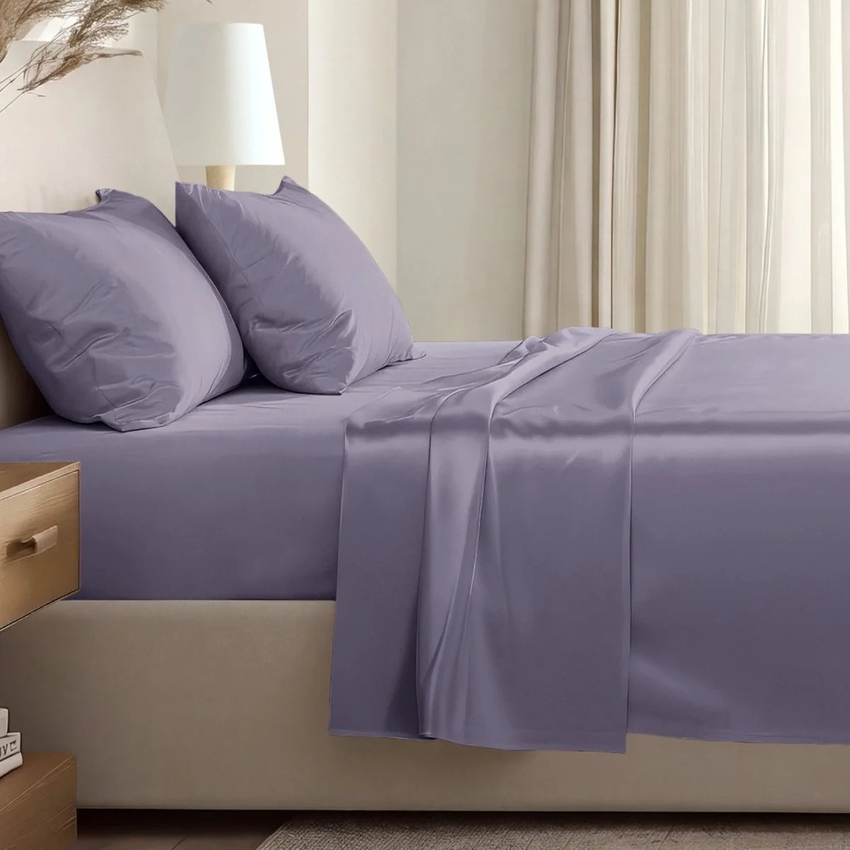 Organic Cotton Sateen Sheet Set